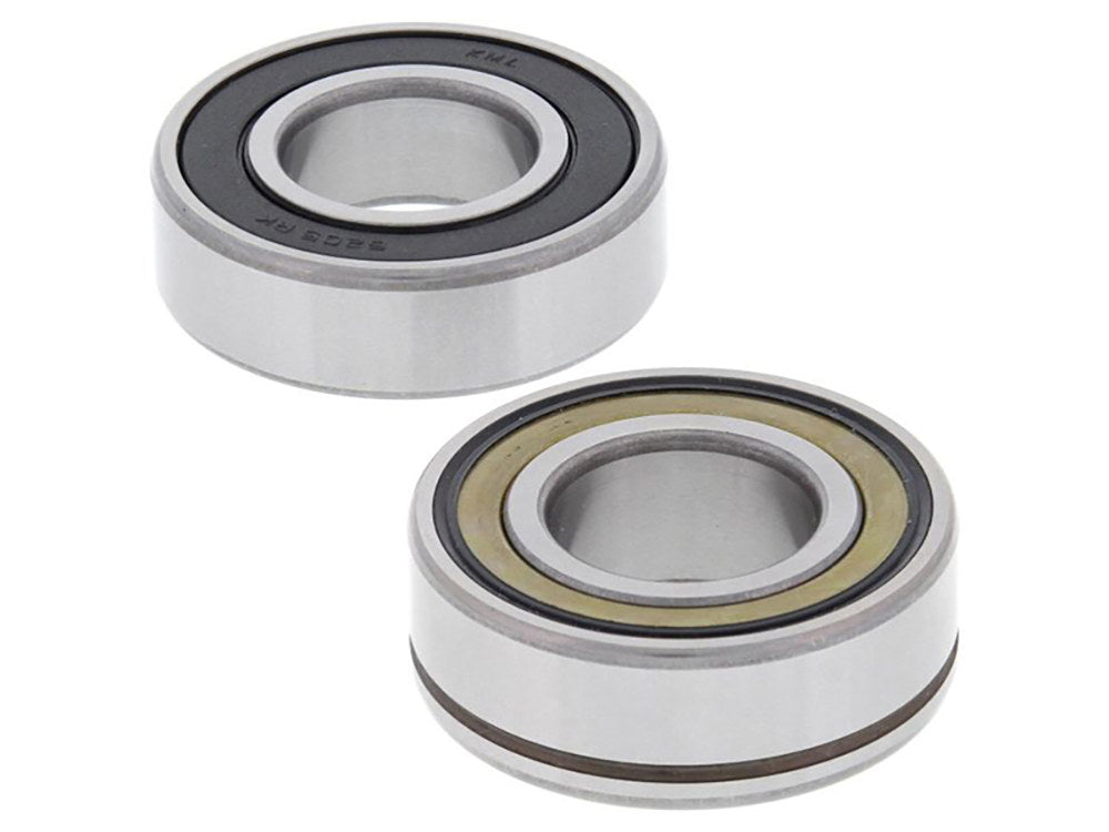 25mm Sealed ABS Wheel Bearing Kit. Fits Softail 2012up, Touring 2008up, Dyna 2012-2017, Sportster 2014-2017, V-Rod 2008-2017 & Street 2017-2020. - All Balls Racing