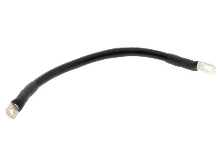 10in. Long Universal Battery Cable - Black. - All Balls Racing