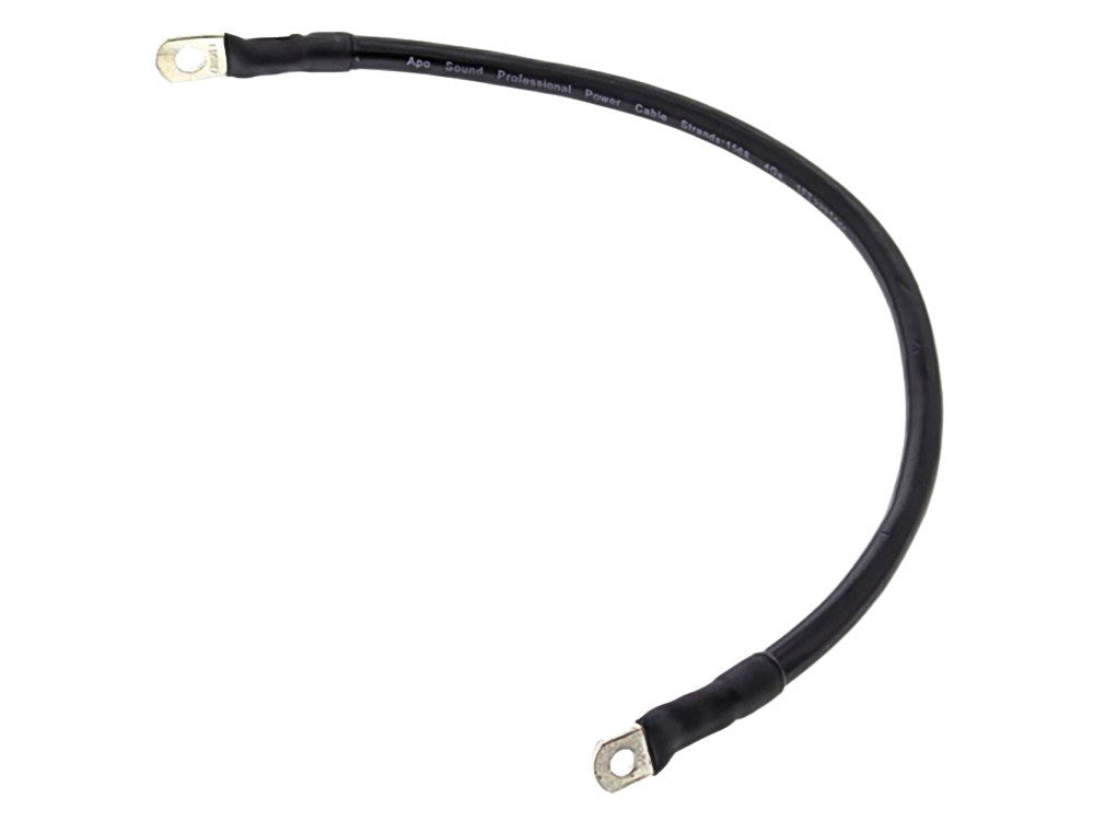 17in. Long Universal Battery Cable - Black. - All Balls Racing