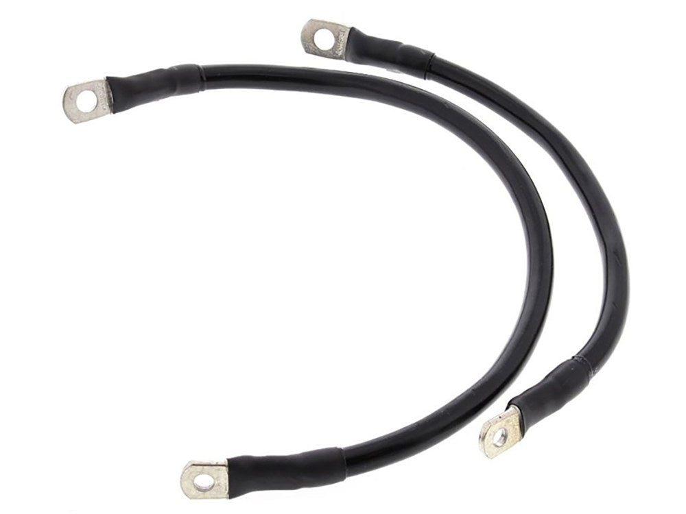 Battery Cable Kit - Black. Fits Sportster 1981-2003. - All Balls Racing