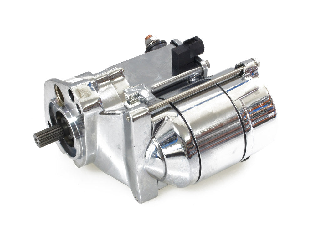 1.7kw Starter Motor - Chrome. Fits Big Twin 1989-2006 - All Balls Racing