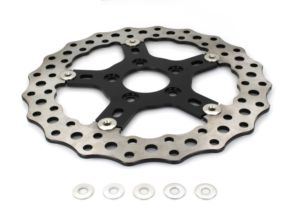 11.5in. Front or Rear Jagged Disc Rotor. Fits Big Twin 2000up & Sportster 2000-2010 - Arlen Ness