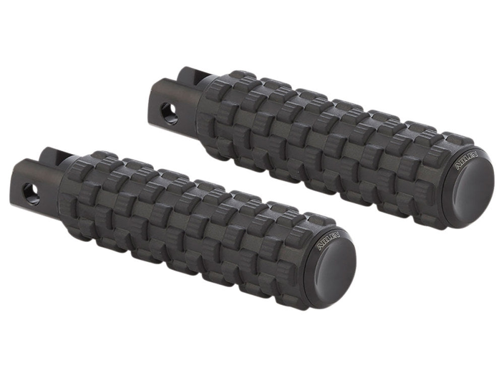 Air Trax Footpegs - Black. Fits Softail 2018up Front Rider - Arlen Ness