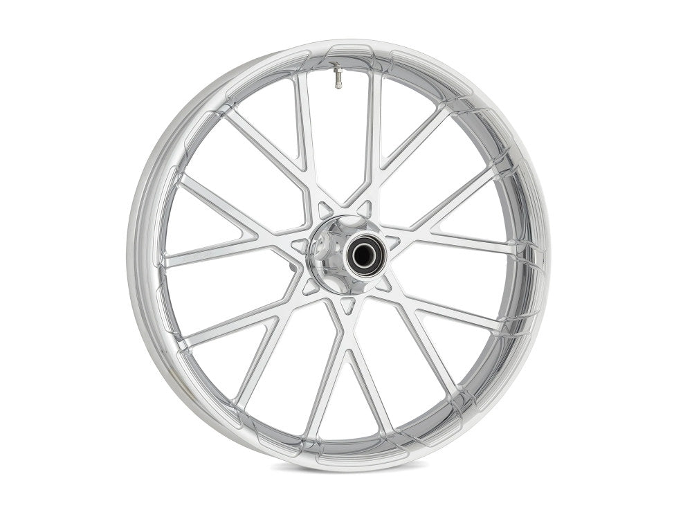 18in. x 5-1/2in. ProCross Rear Wheel with Hub - Chrome. Fits Fat Bob 2018-2024 - Arlen Ness