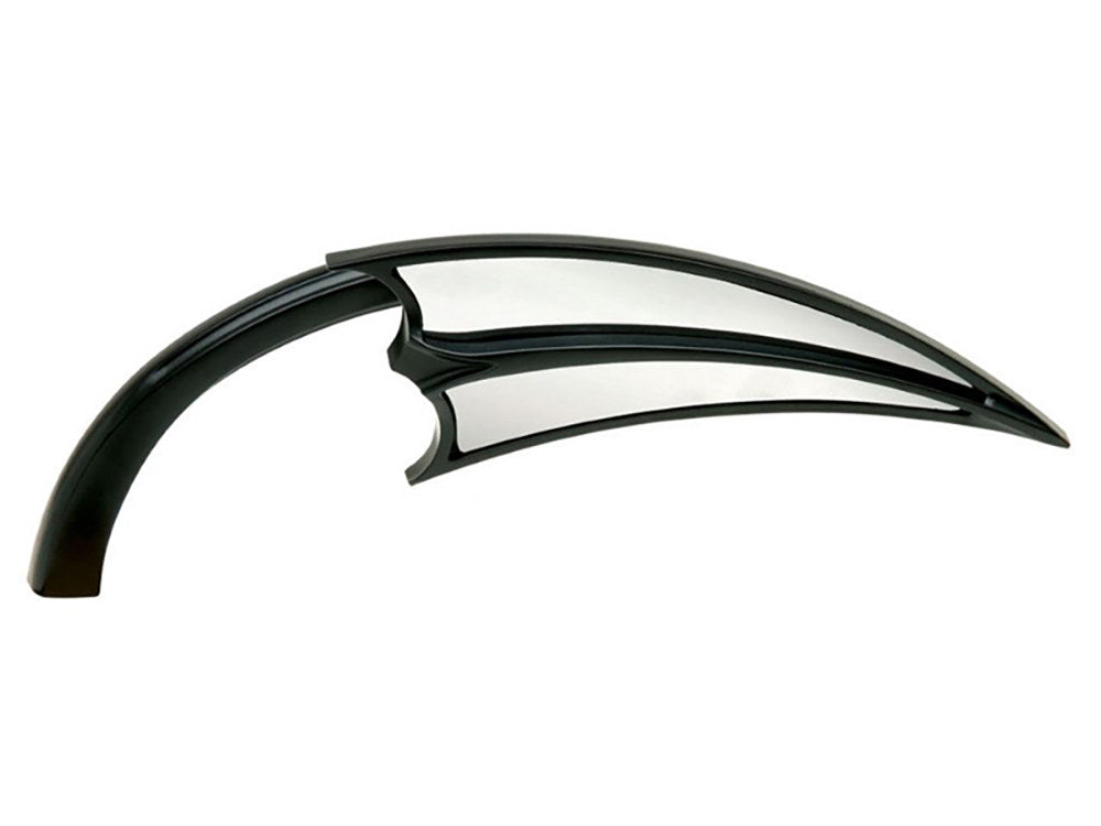 Scoop Micro Mirror - Black. Fits Right. - Arlen Ness