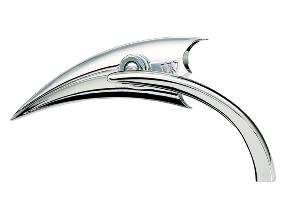 Scoop Mirror - Chrome. Fits Right. - Arlen Ness