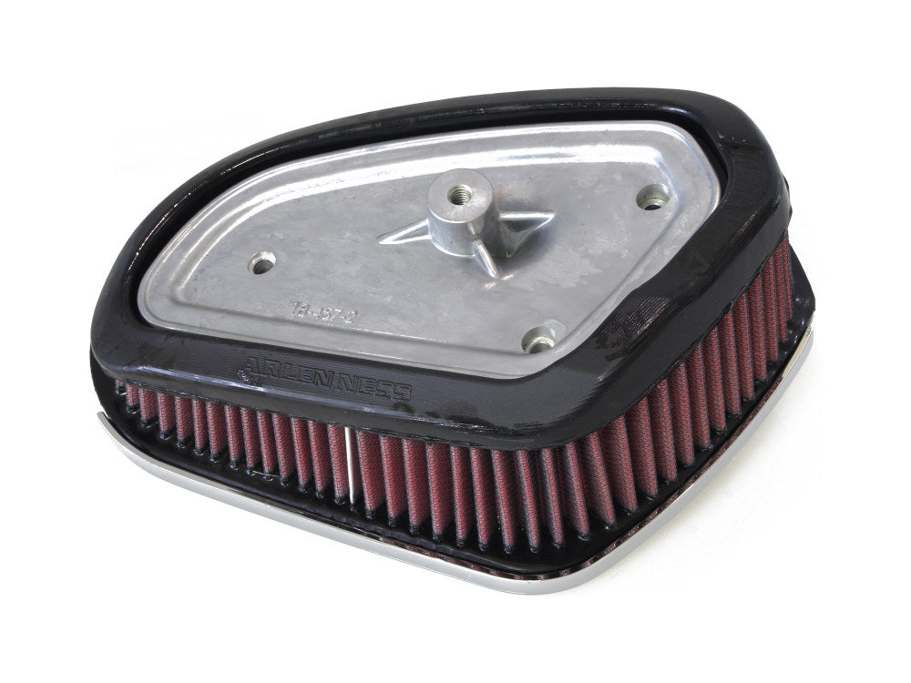 Stage 1 Big Sucker Air Cleaner Kit - Chrome. Fits Touring 2017-2023 - Arlen Ness