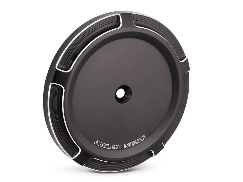 Beveled Stage 1 Big Sucker Cover - Black. - Arlen Ness