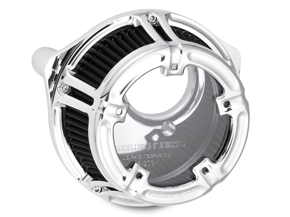 Method Clear Air Cleaner Kit - Chrome. Fits Touring 2017-2024 & Softail 2018-2024 - Arlen Ness