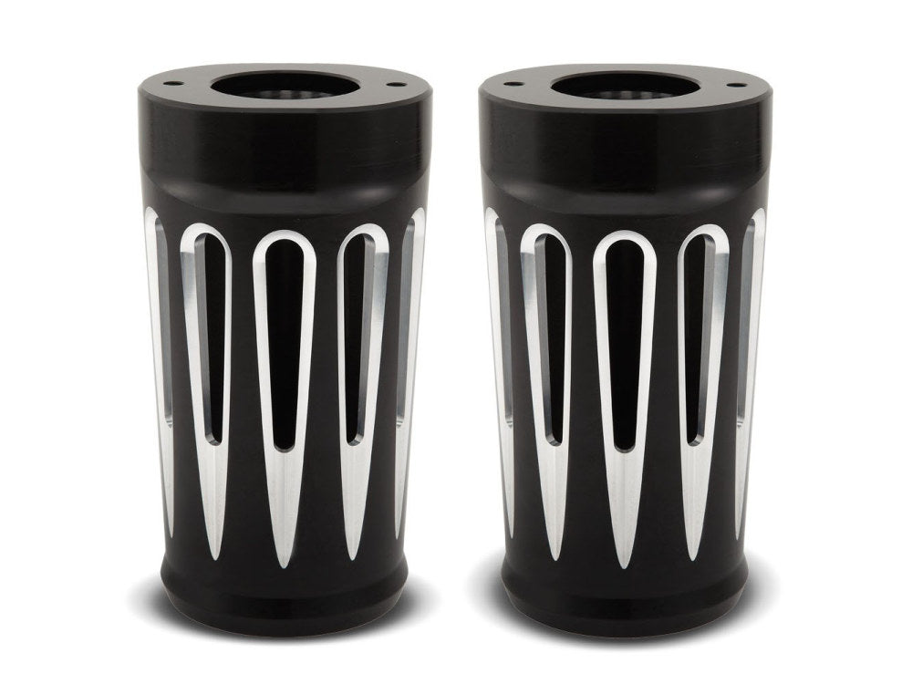 Deep Cut Fork Boots - Black. Fits Touring 2014up. - Arlen Ness