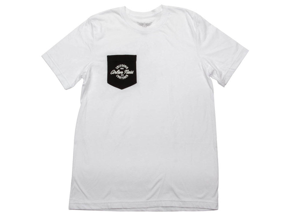 Arlen Ness Cali Clean White T-Shirt. 2X-Large - Arlen Ness