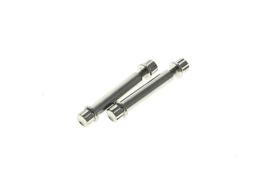 Titanium 12-Point Footpeg Mounting Hardware - Polished. Fits Softail 2018up & Sportster S 2021up - Arlen Ness