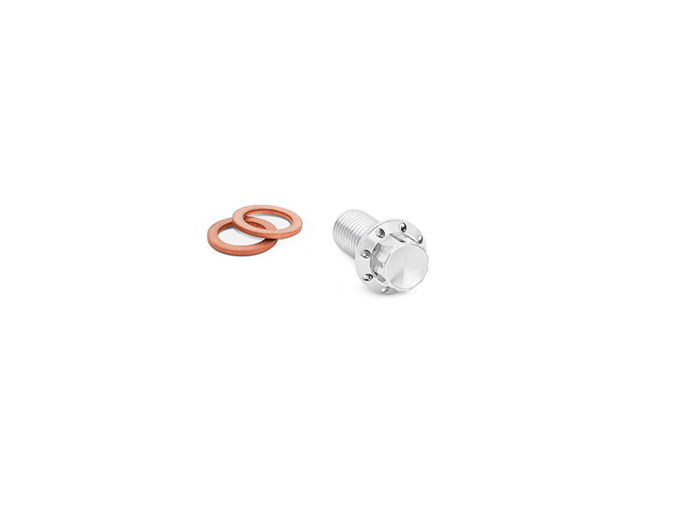 Titanium 12-Point 10mm M10 x 1.25 Banjo Bolt - Polished - Arlen Ness