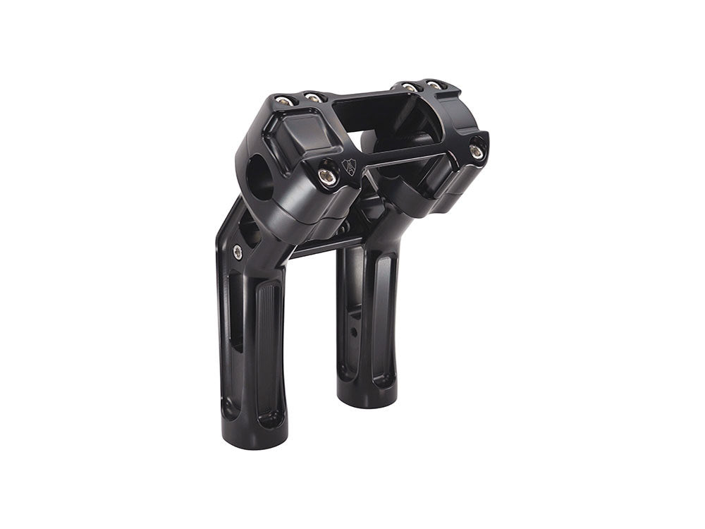 7in. Method Kickback Risers - Black. Fits Softail Street Bob, Low Rider ST, Standard & Breakout 2018-2024 - Arlen Ness