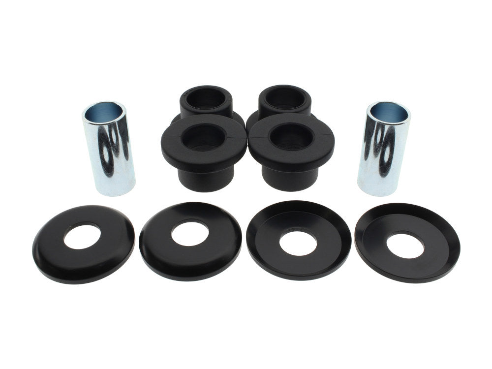 Heavy Duty Polyurethane Handlebar Damper Kit - Black. Fits Softail 2018up. - Arlen Ness