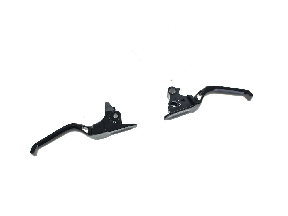 Method Levers - Black. Fits Softail 1996-2014, Dyna 1996-2017, Touring 1996-2007 & Sportster 1996-2003. - Arlen Ness
