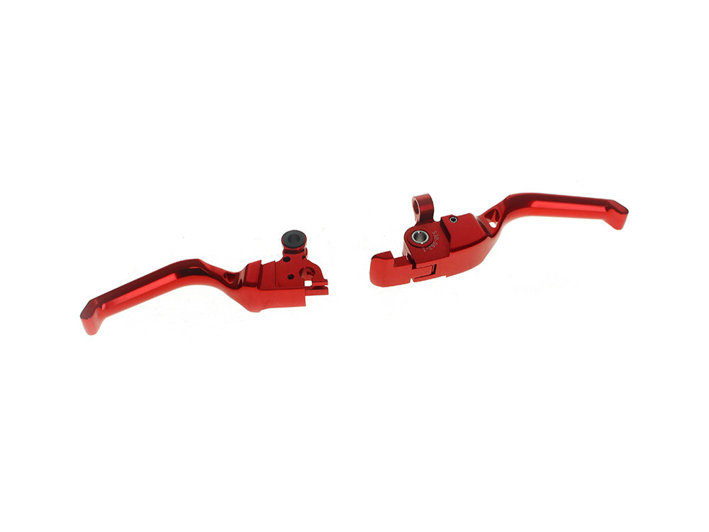 Method Levers - Red. Fits CVO Touring 2023up, Street Glide & Road Glide 2024up, Touring 2025up - Arlen Ness