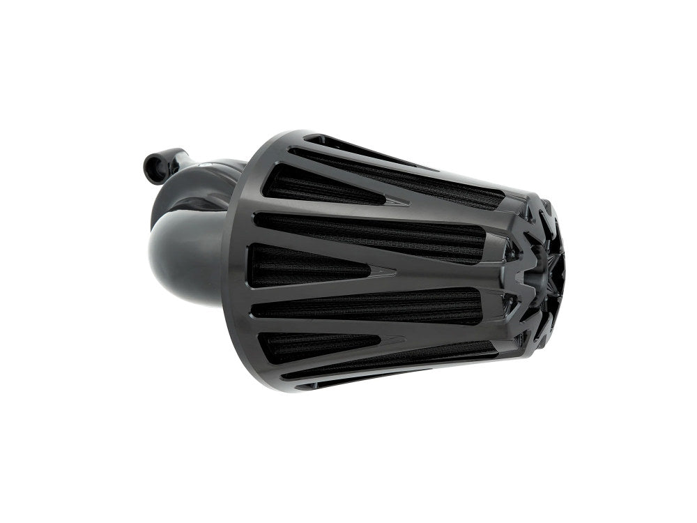 Monster Sucker Crossfire Air Filter Cover - Black. - Arlen Ness