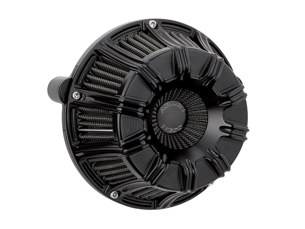 10-Gauge Air Cleaner Kit - Black. Fits CVO Touring 2023up, Street Glide & Road Glide 2024up, Touring 2025up & Softail 2025up - Arlen Ness