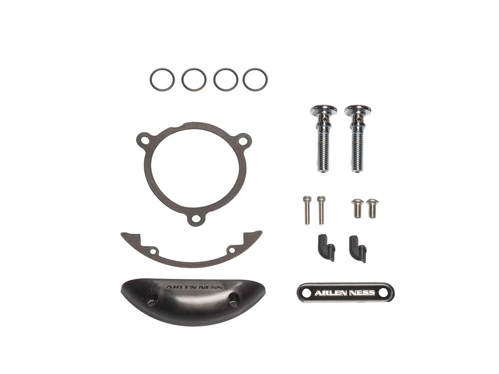 Inverted Air Cleaner Hardware Kit - Black. Fits Touring 2017up & Softail 2018up. - Arlen Ness