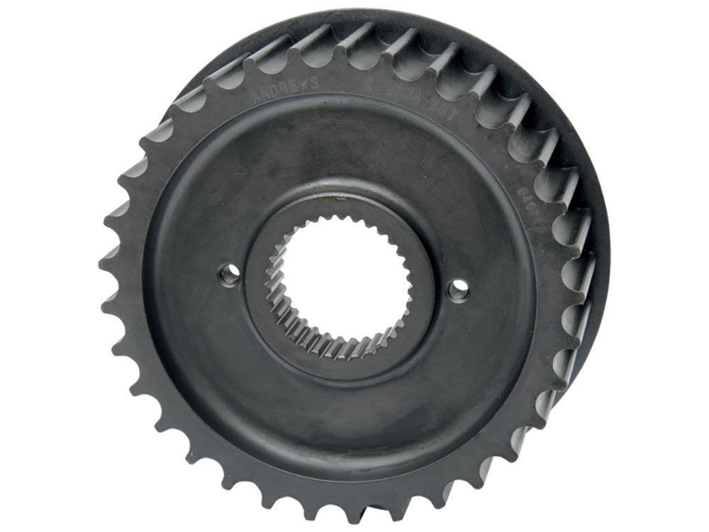 34 Tooth Transmission Pulley. Fits 5Spd Big Twin 1985-2006. - Andrews Products