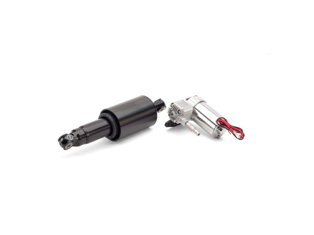 Rear Air Shock Absorbers - Black. Suzuki Boulevard M109R 2006-2018. - Arnott Motorcycle Air Suspension