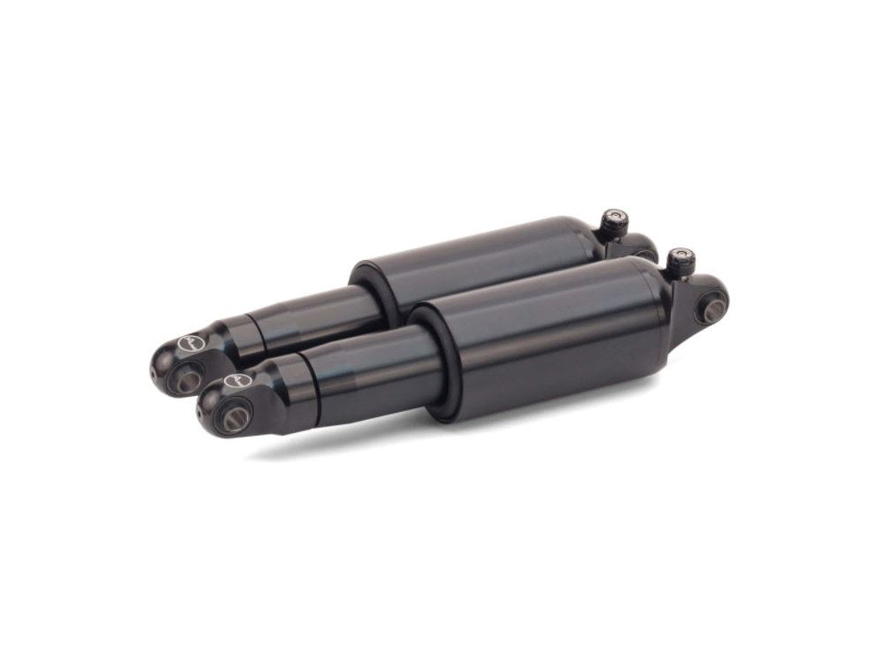 Adjustable Rear Air Shock Absorbers - Black. Fits V-Rod 2007-2017. - Arnott Motorcycle Air Suspension