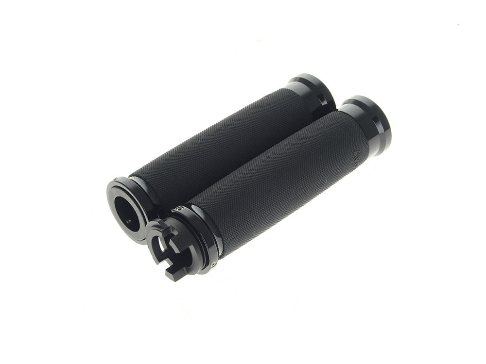 Custom Contour Handgrips - Black. Fits Indian Scout 2015-2024 - Avon Grips