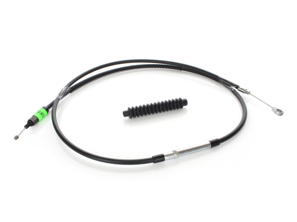68in. Long Black Vinyl Clutch Cable. Fits Softail 2007-2024 & Dyna 2006-2017 - Barnett Clutches