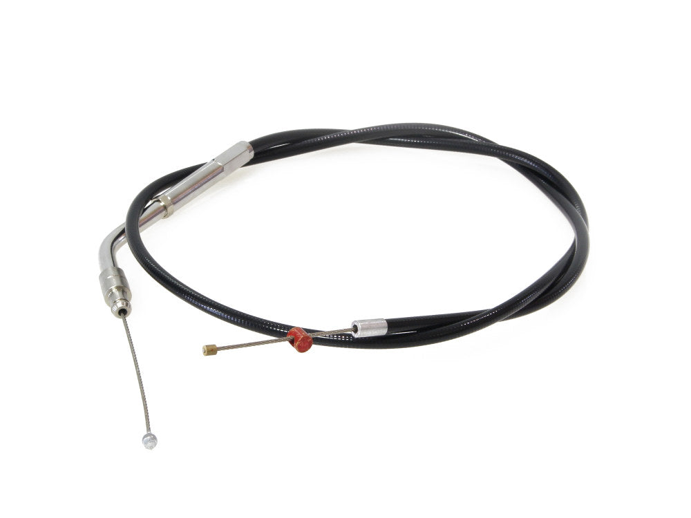 30in. Long Black Vinyl Throttle Cable. Fits Sportster 1996-2006 - Barnett Clutches