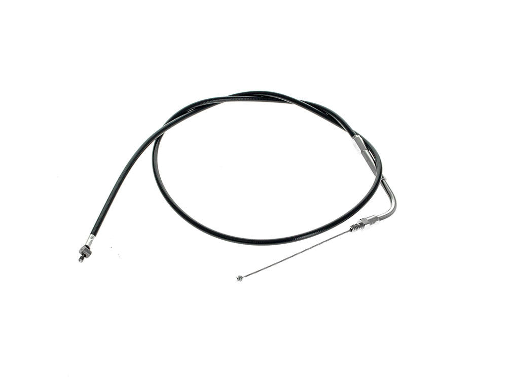 33.5in. Long Black Vinyl Throttle Cable. Fits Big Twin & Sportster 1976-1980 - Barnett Clutches