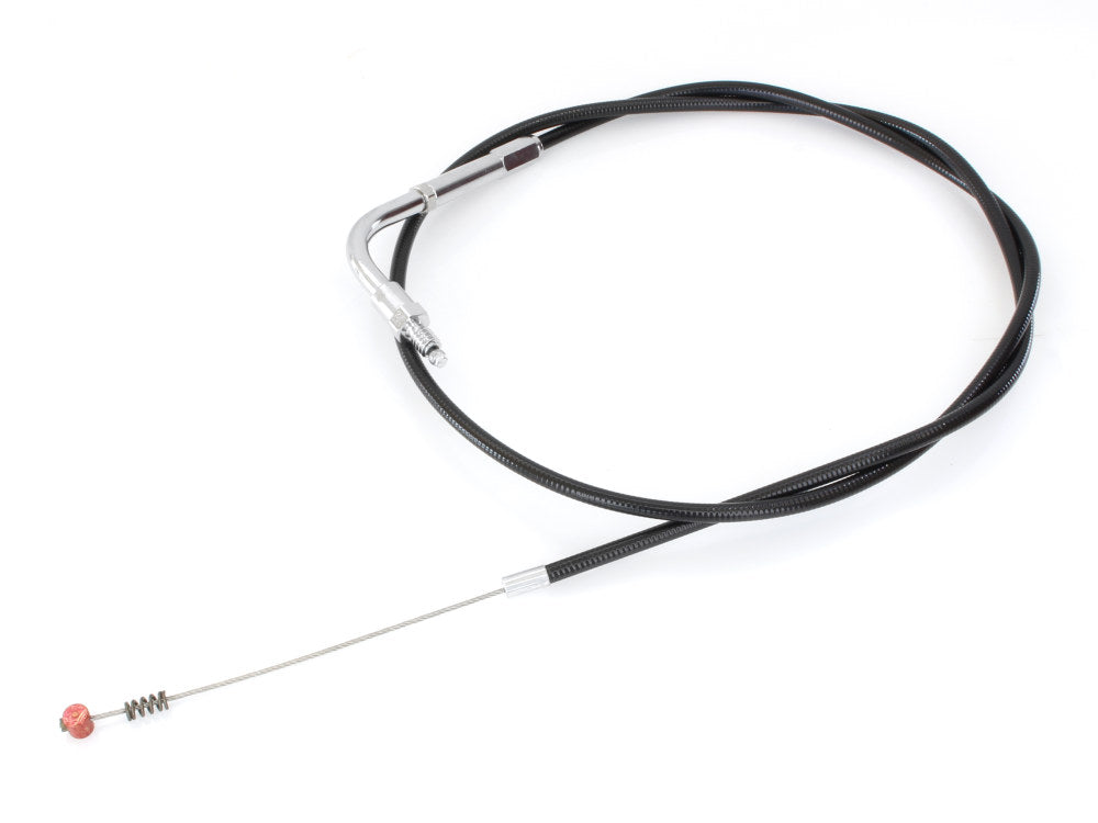 35in. Long Black Vinyl Idle Cable. Fits Big Twin 1990-1995 - Barnett Clutches