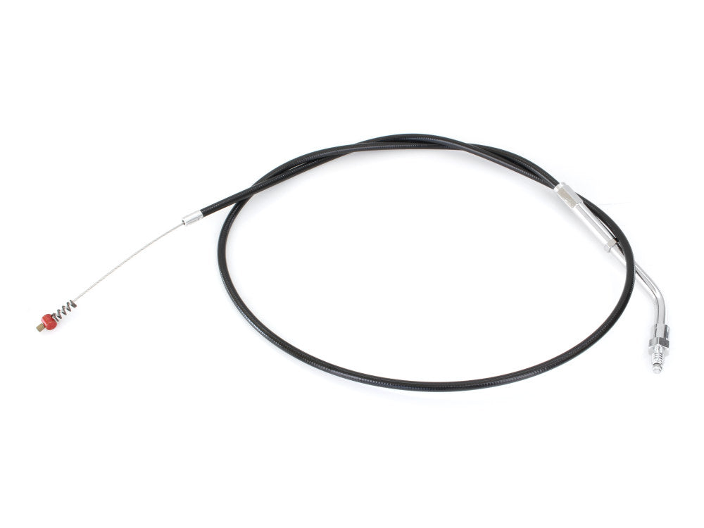 33in. Long Black Vinyl Idle Cable. Fits Big Twin 1981-1988 - Barnett Clutches
