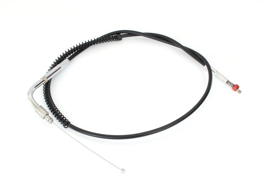 31.5in. Long Black Vinyl Idle Cable. Fits Big Twin 1996-2017 - Barnett Clutches