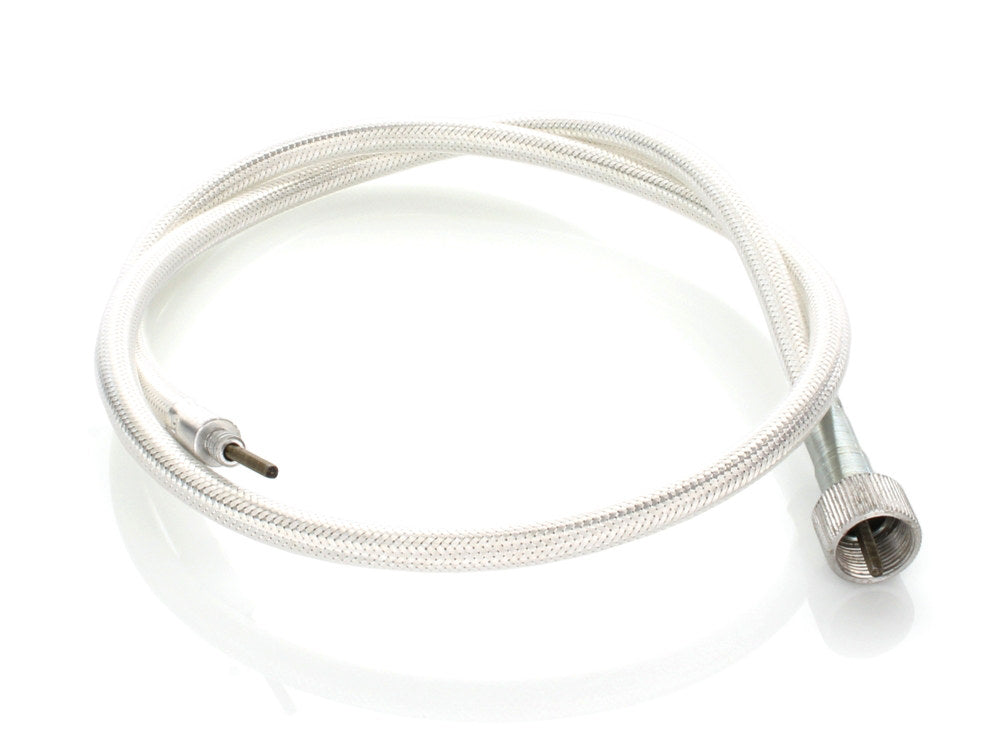 36in. Speedo Cable with 16mm Nut - Platinum Braided. - Barnett Clutches