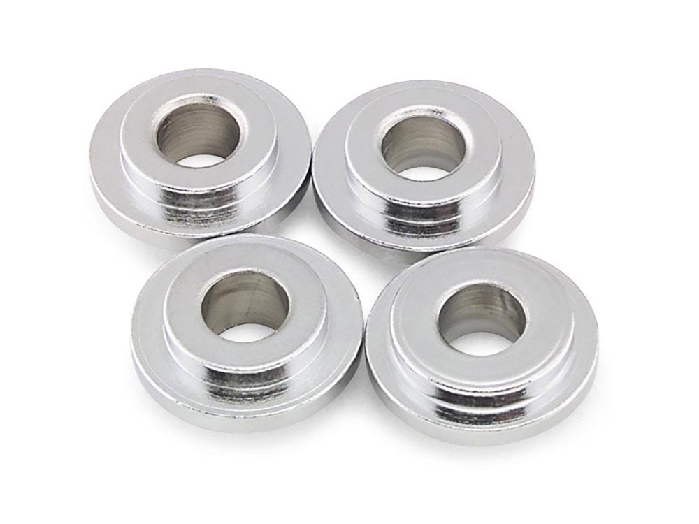 Solid Handlebar Mount Kit - Chrome. Fits Big Twin 1973-2017 & Sportster 1973-2003 - Barnett Clutches