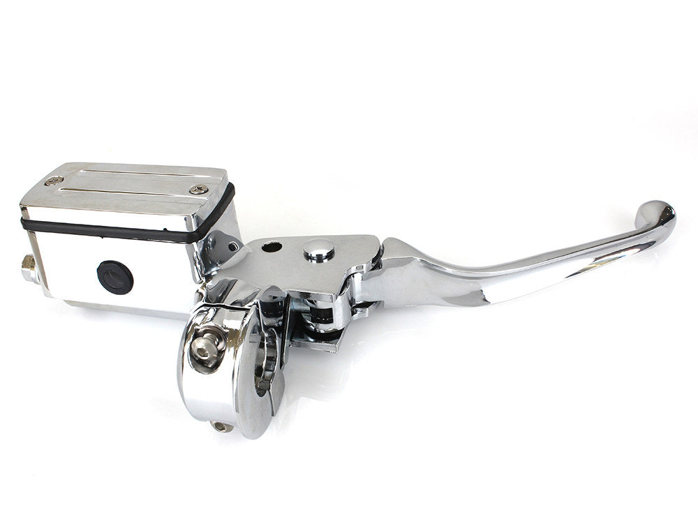 Front Master Cylinder - Chrome. Fits Big Twin & Sportster 1982-1995 Models with Dual Disc Rotors. - Rollies Speed Shop