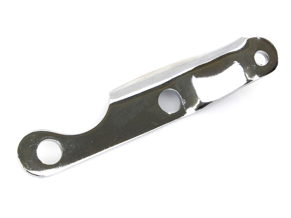 Jiffy Stand Spring Plate - Chrome. Fits Big Twin 1936-1985. - Rollies Speed Shop
