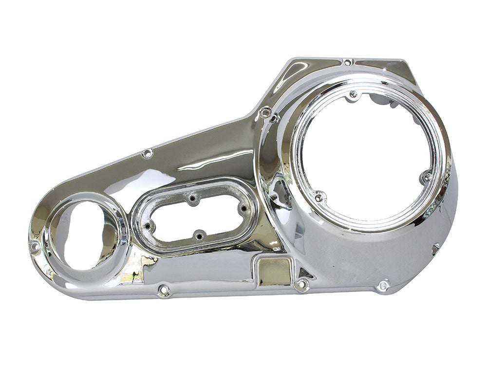 Outer Primary Cover - Chrome. Fits 4Spd FX 1965-1986 & Softail 1984-1988. - Rollies Speed Shop