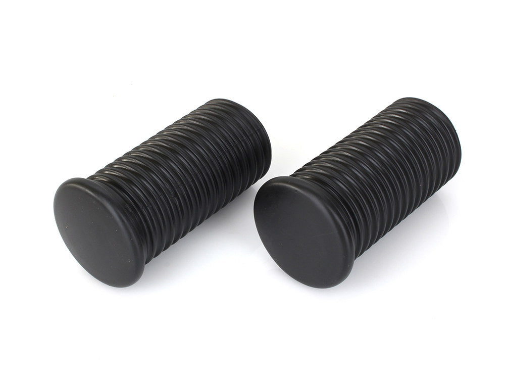 Fat Rider Footpeg Rubbers. Fits Big Twin & Sportster pre 1990 - Rollies Speed Shop