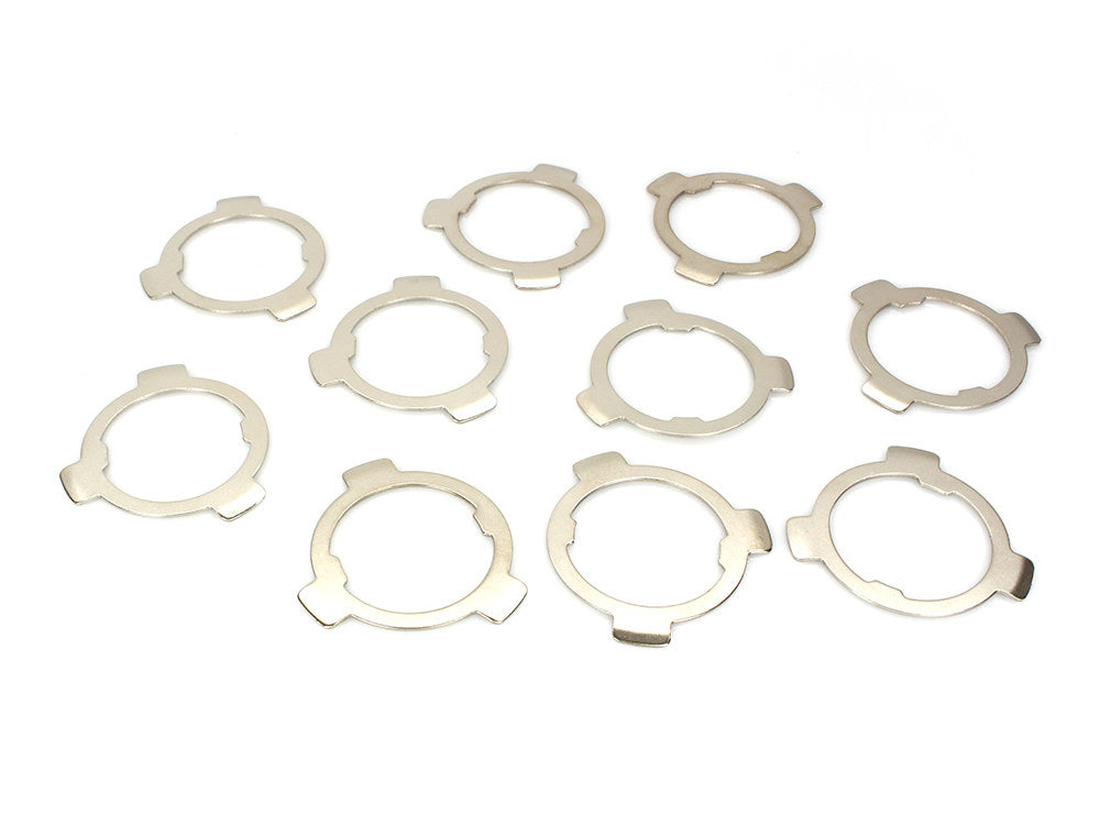 Transmission Main Shaft Sprocket Locktab - Pack 10. Fits Big Twin 1936-Early 1983. - Rollies Speed Shop