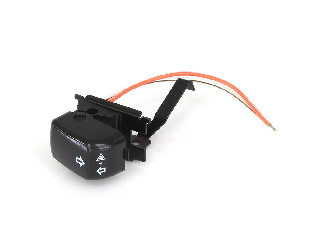 Right Hand Turn Signal Handlebar Switch - Black. Fits Softail 1996-2011, Dyna 1996-2012, Sportster 1996-2013 & Touring 1996-2013 - Rollies Speed Shop