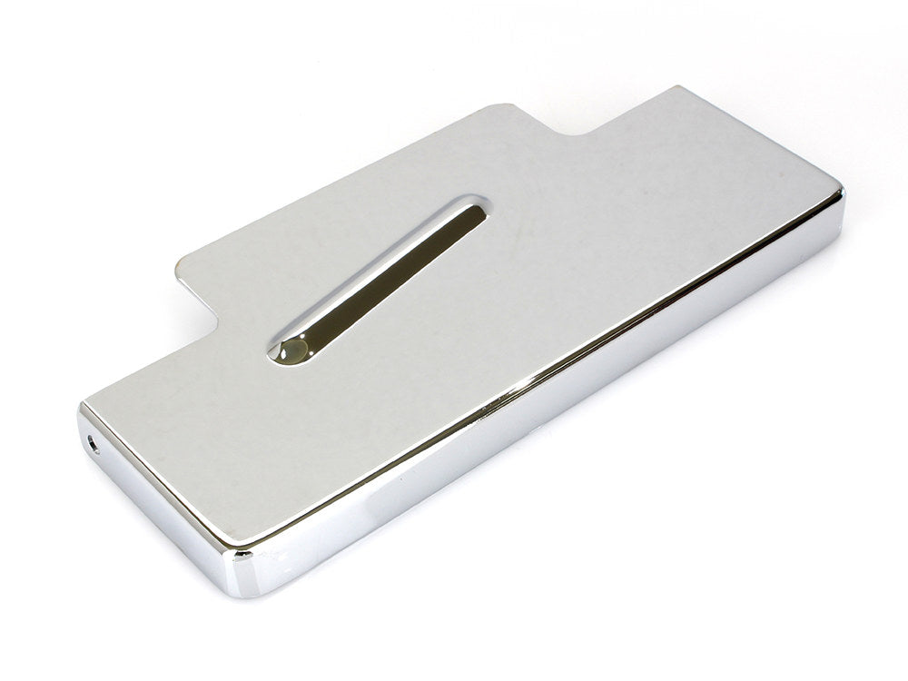Battery Top Cover - Chrome. Fits Dyna 1997-2005. - Rollies Speed Shop