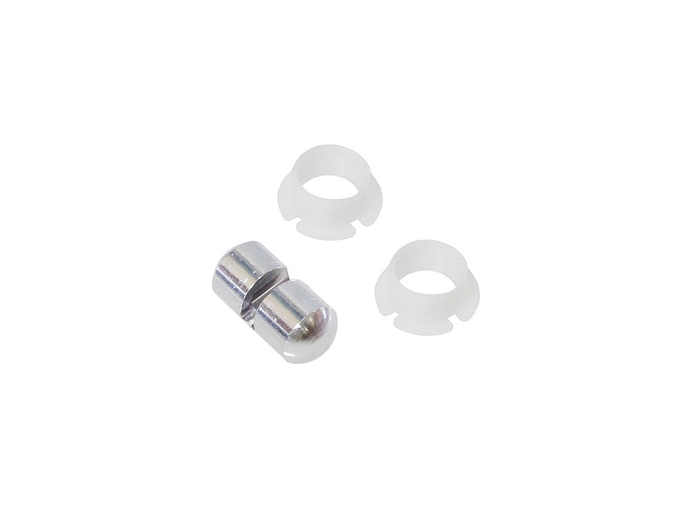 Clutch & Brake Lever Pivot Pin with Bushing - Each. Fits Big Twin 1968-1981 & Sportster 1965-1981. - Rollies Speed Shop