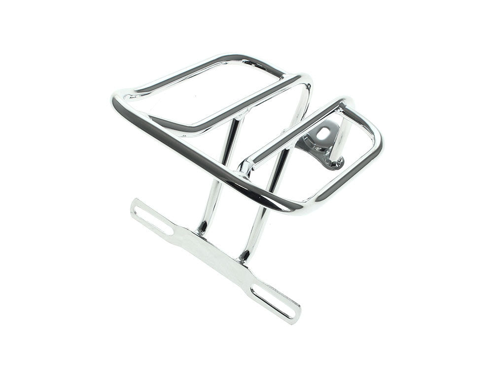 Rear Fender Luggage Rack - Chrome. Fits Sportster 1994-2021 - Rollies Speed Shop