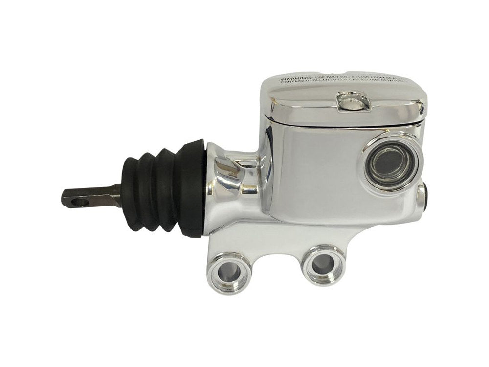 Rear Brake Master Cylinder - Chrome. Fits Touring 2008up - Rollies Speed Shop