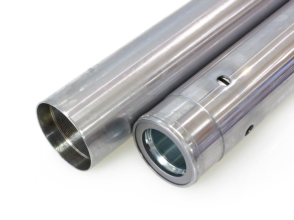 Hard Chrome Fork Tubes. Stock Length. Fits Softail Models 2018up - Rollies Speed Shop
