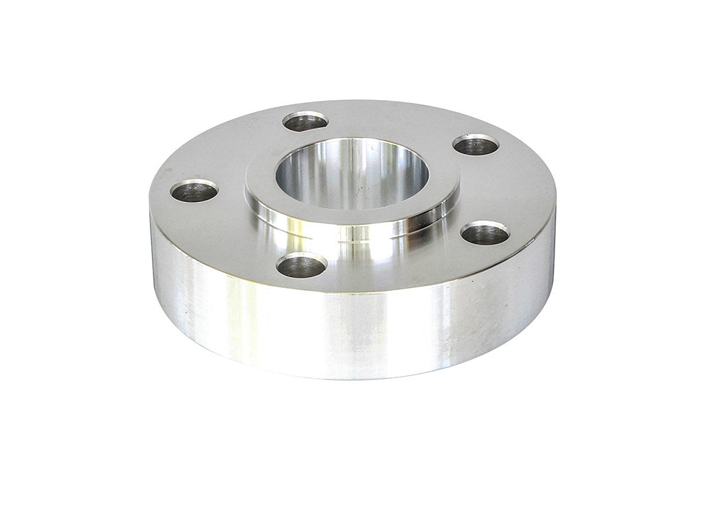1in. Pulley Spacer with Lip. Fits H-D 2000up Wheels. Raw. - Rollies Speed Shop