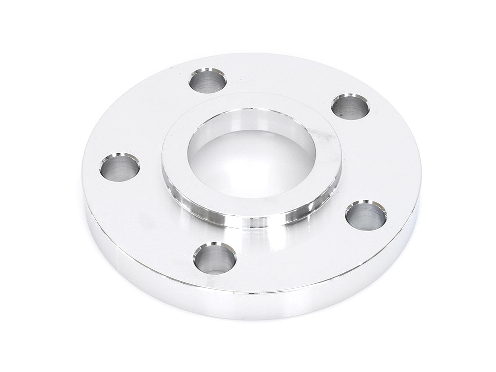 1/2in. Pulley Spacer with Lip. Fits H-D 2000up Wheels. Chrome. - Rollies Speed Shop
