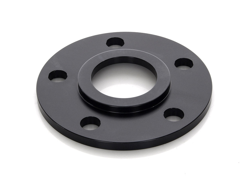 1/4in. Pulley Spacer with Lip. Fits H-D 2000up Wheels. Gloss Black. - Rollies Speed Shop